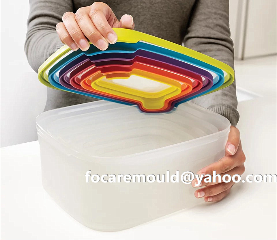 6 pieces food storage containers set bi color mold – china quality 2k ...